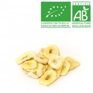 Banane chips séchées bio